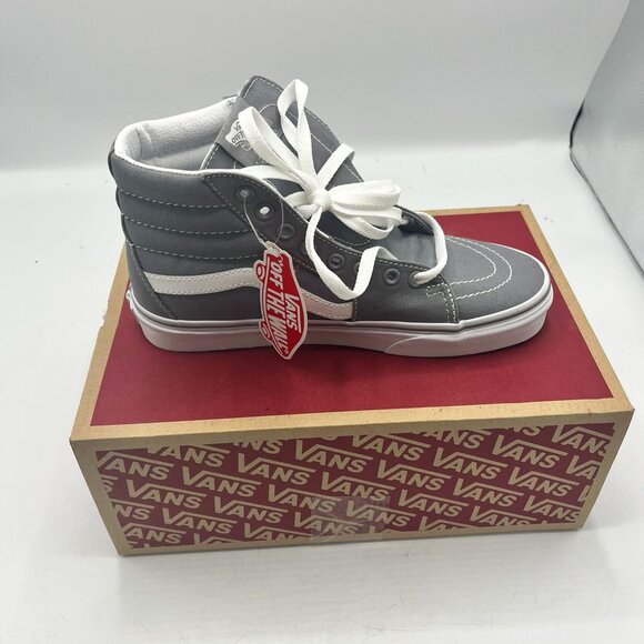 Vans Shoes - Vans Off the Wall Sk8-Hi Frost Gray Womens Size 8 Mens Size 6.5 Skateboard Shoes